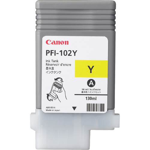 ORIGINAL Canon Cartuccia d'inchiostro giallo PFI-102y 0898B001 ~1500 Seiten 130ml