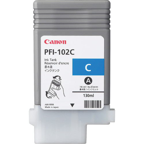 ORIGINAL Canon Cartuccia d'inchiostro ciano PFI-102c 0896B001 ~1500 Seiten 130ml