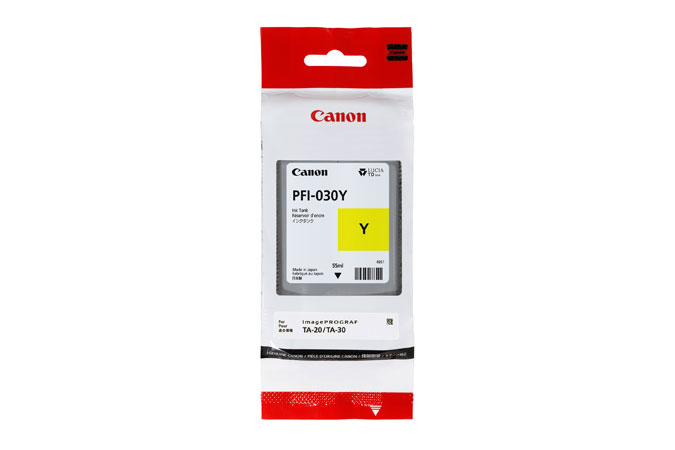 ORIGINAL Canon Cartuccia d'inchiostro giallo PFI-030Y 3492C001 55ml