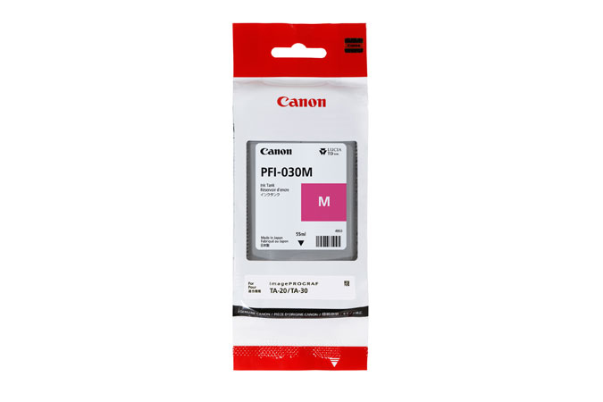 ORIGINAL Canon Cartuccia d'inchiostro magenta PFI-030M 3491C001 55ml