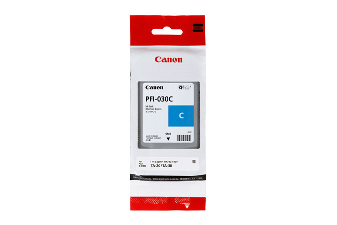 ORIGINAL Canon Cartuccia d'inchiostro ciano PFI-030C 3490C001 55ml