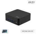 MSI Cubi Z AI 8M-004BEU Cubo Nero 8945HS AMD SoC 4,1 GHz Altoparlanti incorporati