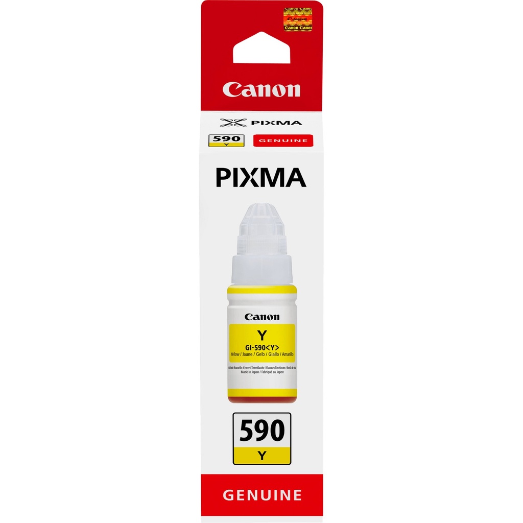 ORIGINAL Canon Cartuccia d'inchiostro giallo GI-590y 1606C001 ~7000 Seiten 70ml
