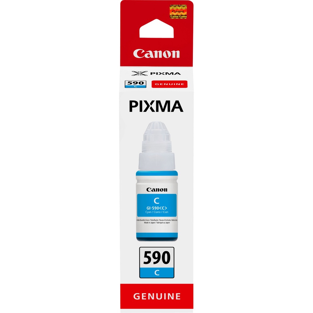 ORIGINAL Canon Cartuccia d'inchiostro ciano GI-590c 1604C001 ~7000 Seiten 70ml