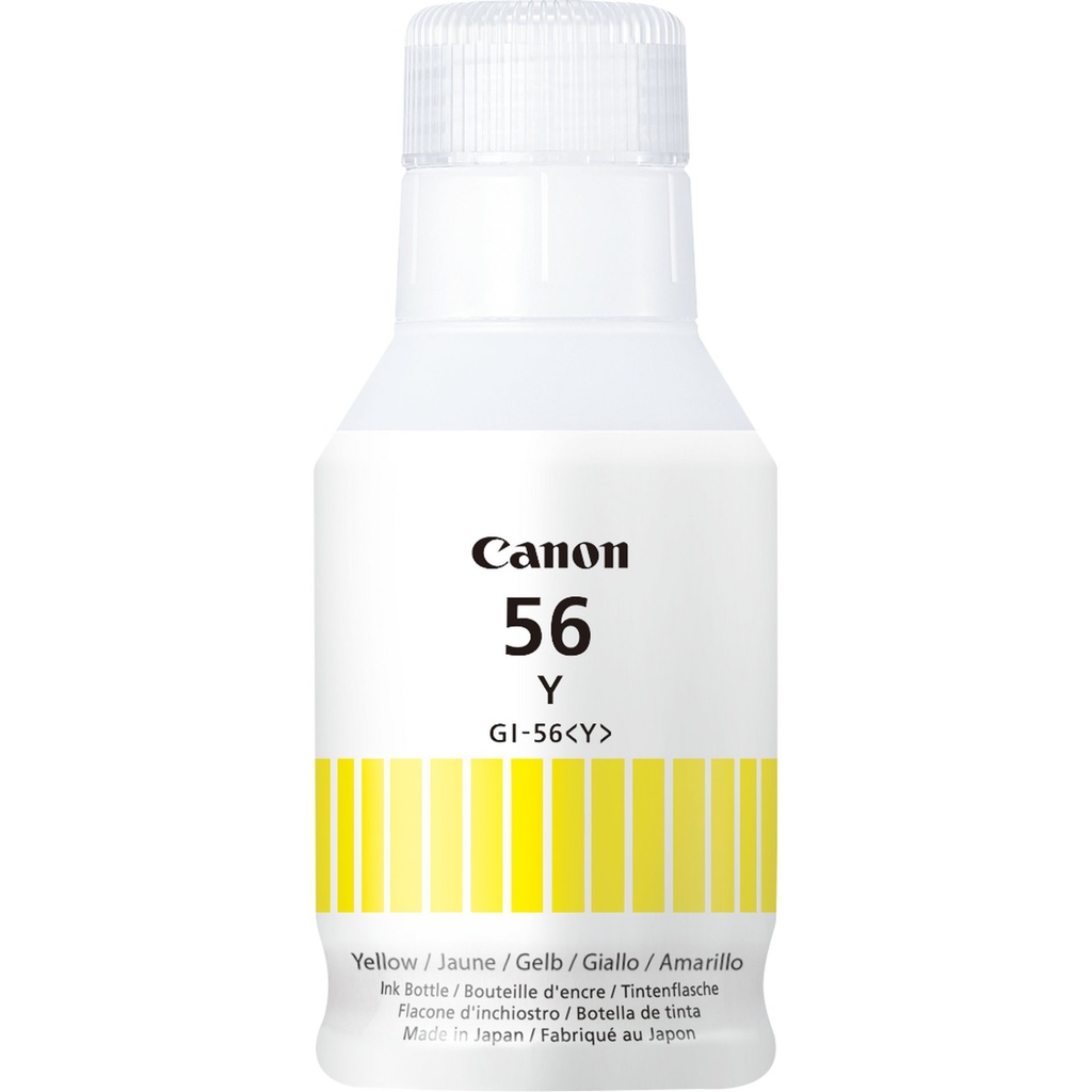 [4432C001] ORIGINAL Canon Cartuccia d'inchiostro giallo GI-56y 4432C001 ~14000 Seiten 135ml