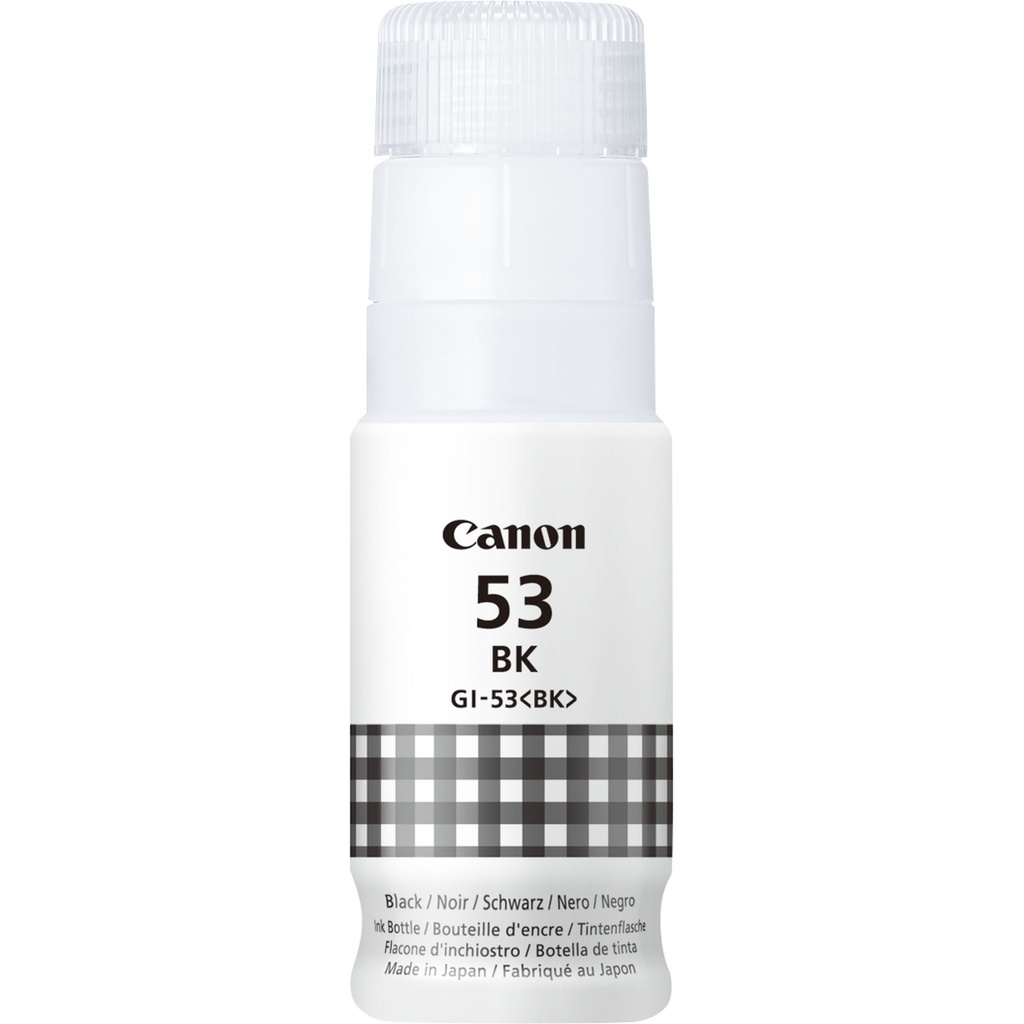 [4699C001] ORIGINAL Canon Cartuccia d'inchiostro nero GI-53bk 4699C001 ~3700 Seiten 60ml Serbatoio d'inchiostro GI-53BK Nero