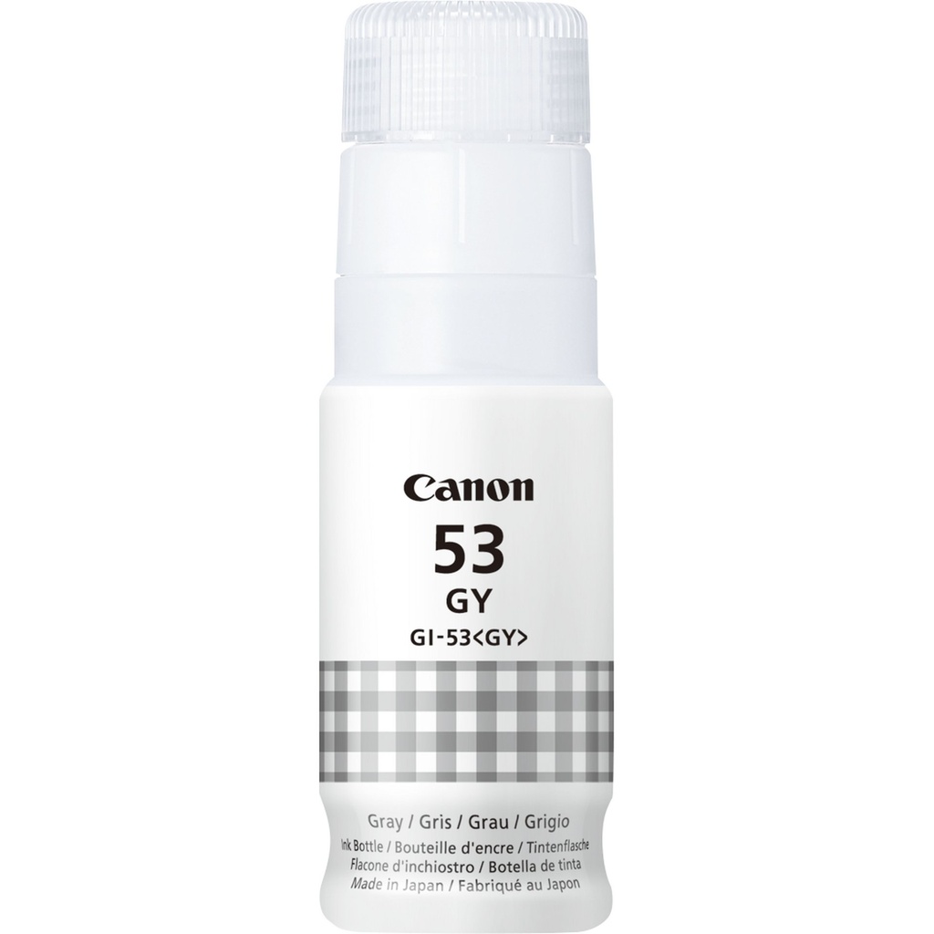 [4708C001] ORIGINAL Canon Cartuccia d'inchiostro Grigio GI-53gy 4708C001 ~8000 Seiten 60ml Flacone d'inchiostro grigio GI-53GY