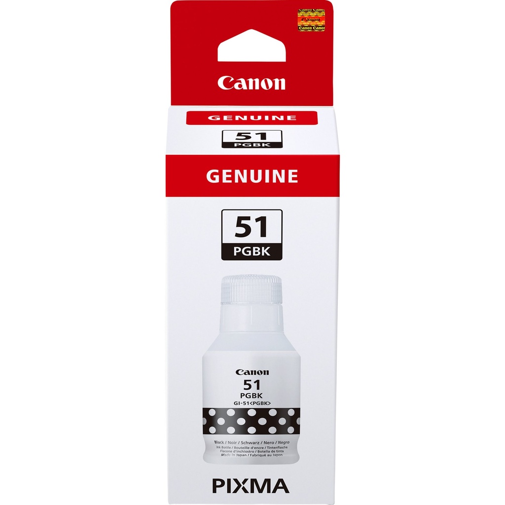 ORIGINAL Canon Cartuccia d'inchiostro nero GI-51PGBK 4529C001 ~6000 Seiten 135ml