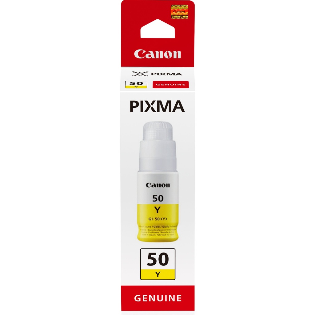 ORIGINAL Canon Cartuccia d'inchiostro giallo GI-50y 3405C001 ~7700 Seiten 70ml