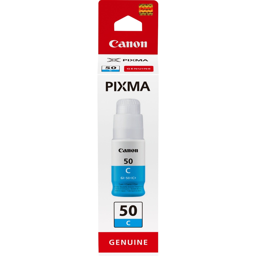 ORIGINAL Canon Cartuccia d'inchiostro ciano GI-50c 3403C001 ~7700 Seiten 70ml