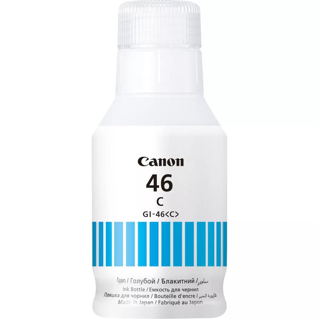 [4427C001] ORIGINAL Canon Cartuccia d'inchiostro ciano GI-46c 4427C001 ~14000 Seiten 135ml