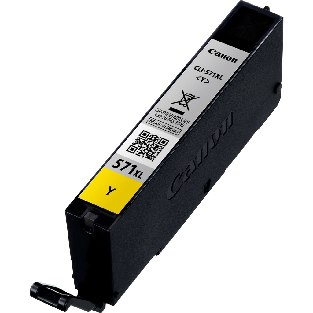 ORIGINAL Canon Cartuccia d'inchiostro giallo CLI-571y XL 0334C001 ~715 Seiten 11ml XL