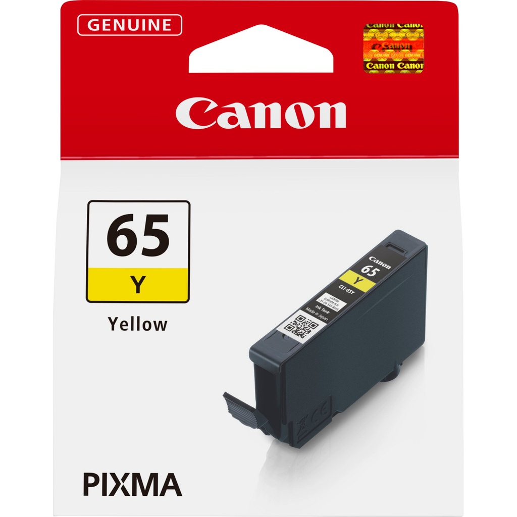 [4218C001] ORIGINAL Canon Cartuccia d'inchiostro giallo CLI-65y 4218C001 ~295 Seiten 12,6ml