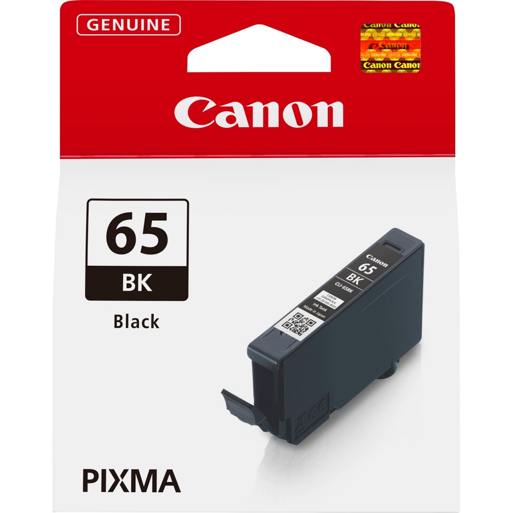 ORIGINAL Canon Cartuccia d'inchiostro nero CLI-65bk 4215C001 ~860 Seiten 12,6ml