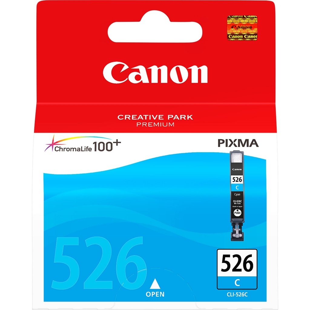ORIGINAL Canon Cartuccia d'inchiostro ciano CLI-526c 4541B001 ~525 Seiten 9ml
