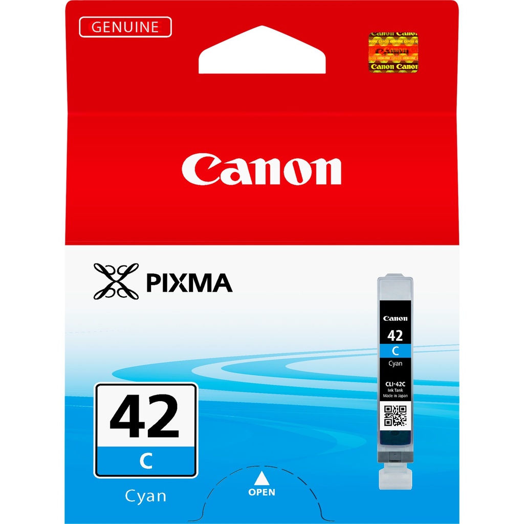 [6385B001] ORIGINAL Canon Cartuccia d'inchiostro ciano CLI-42c 6385B001 ~600 Seiten 13ml