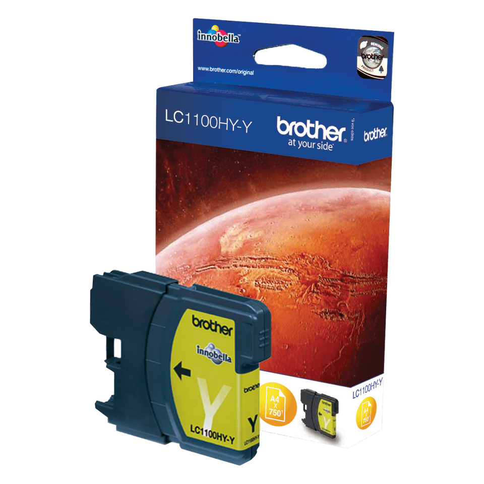 [LC1100HYY] Brother LC1100HYY cartuccia d'inchiostro 1 pz Originale Resa elevata (XL) Giallo