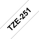 ORIGINAL Brother Nastro Nero su bianco TZe-251 TZ-251 24 mm x 8 m, laminato