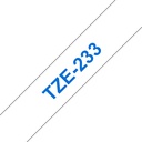 ORIGINAL Brother Nastro Blu su bianco TZe-233 TZ-233 12 mm x 8 m, laminato