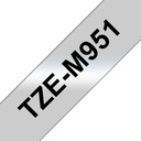 ORIGINAL Brother Nastro Nero su argento TZe-M951 TZ-M951 24 mm x 8 m, laminato