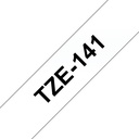ORIGINAL Brother Nastro Nero su trasparente TZe-141 TZ-141 18 mm x 8 m, laminato