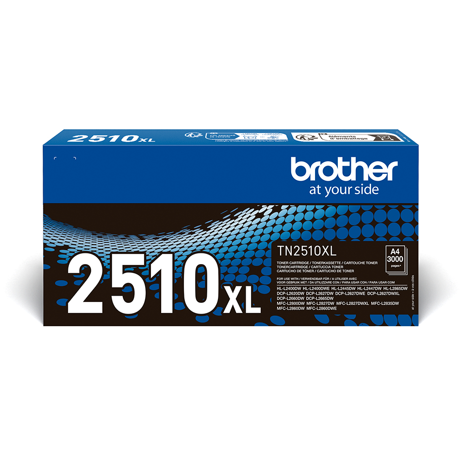 [TN2510XL] ORIGINAL Brother toner nero TN-2510XL 2510XL ~3000 Seiten