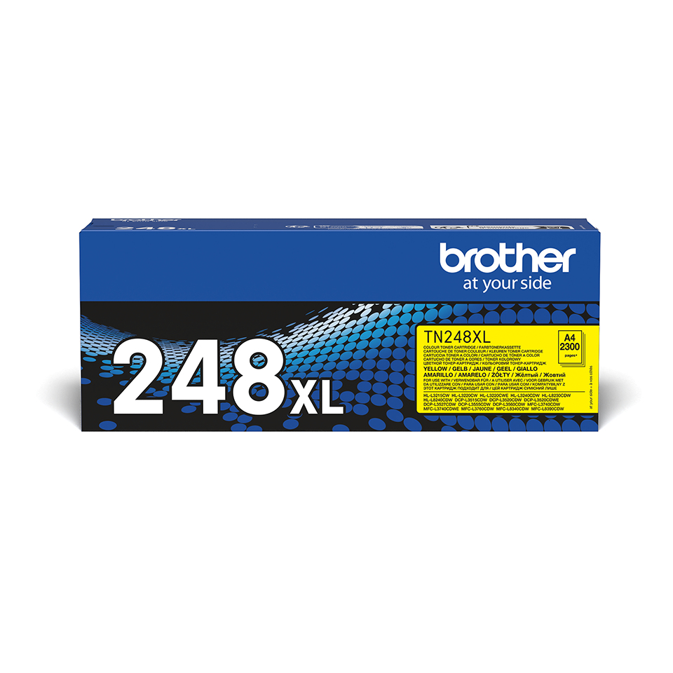 ORIGINAL Brother toner giallo TN-248XLY 248XL ~2300 Seiten