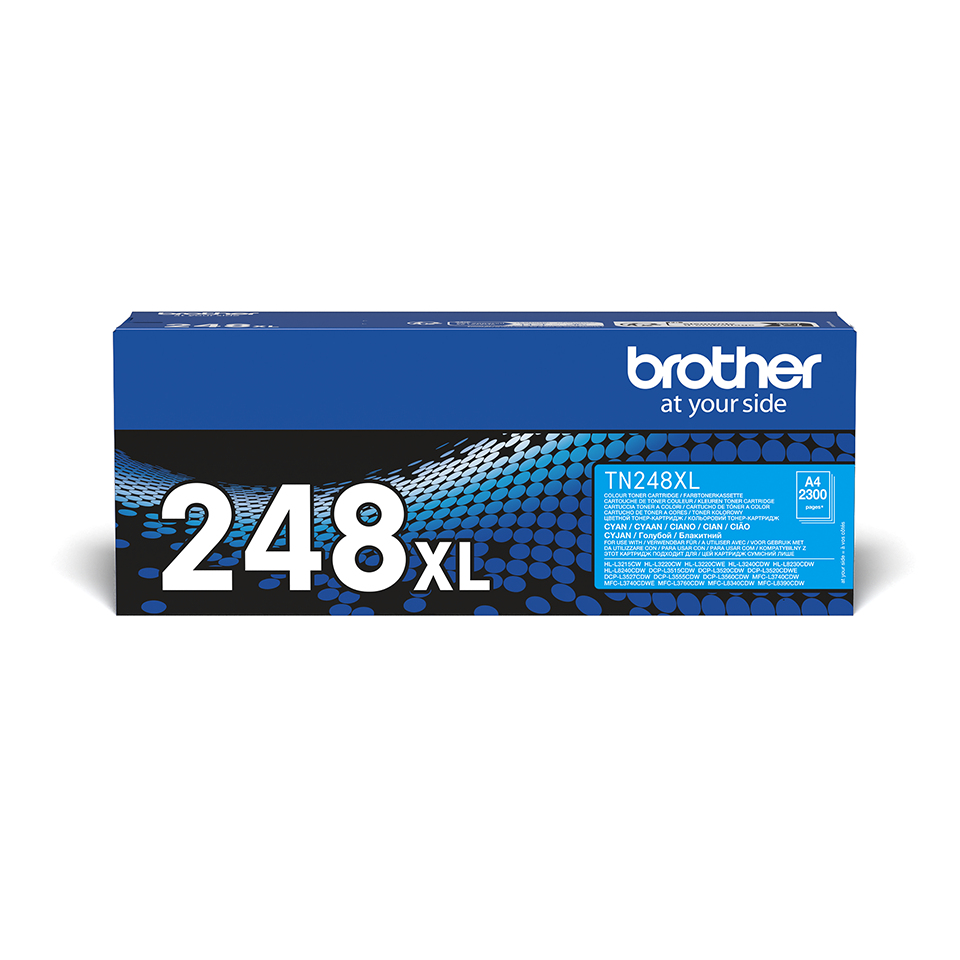 [TN248XLC] ORIGINAL Brother toner ciano TN-248XLC 248XL ~2300 Seiten