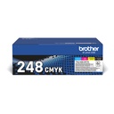 ORIGINAL Brother Multipack nero / ciano / magenta / giallo TN-248CMYK CI75170 ~4000 Seiten