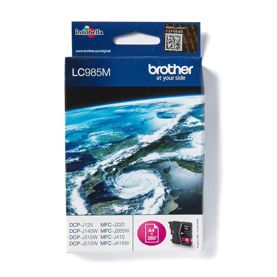 [LC985M] ORIGINAL Brother Cartuccia d'inchiostro magenta LC985M LC-985 ~260 Seiten