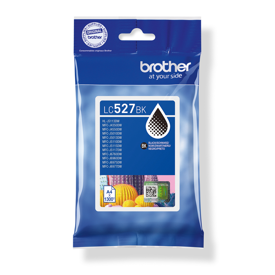 ORIGINAL Brother Cartuccia d'inchiostro nero LC527BK LC-527BK ~1300 Seiten