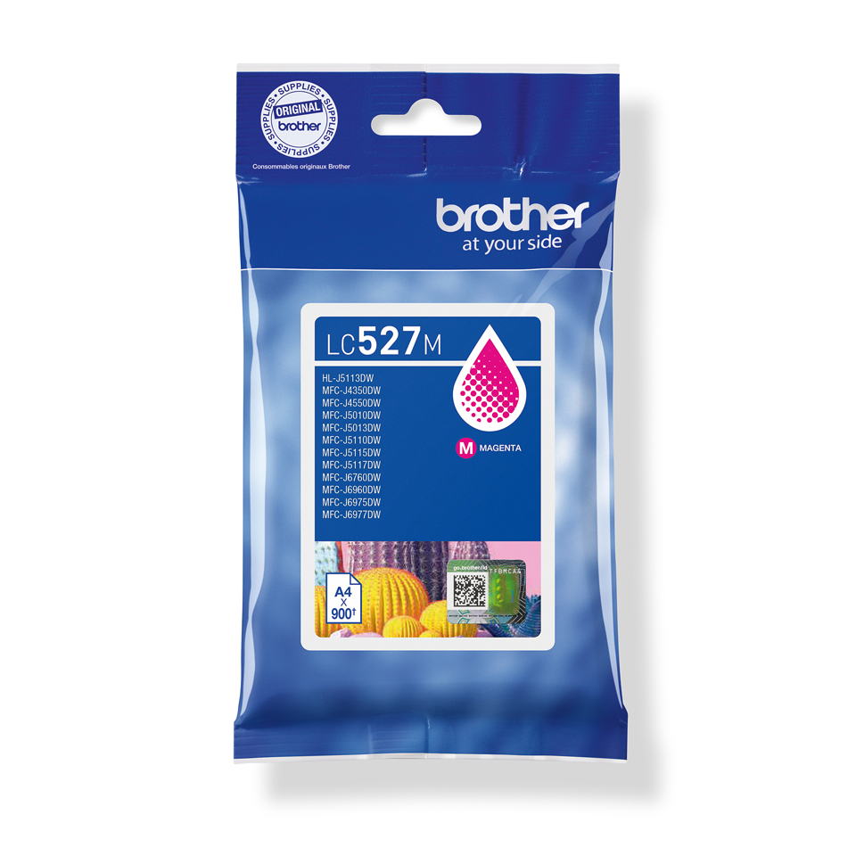 ORIGINAL Brother Cartuccia d'inchiostro magenta LC527M LC-527M ~900 Seiten
