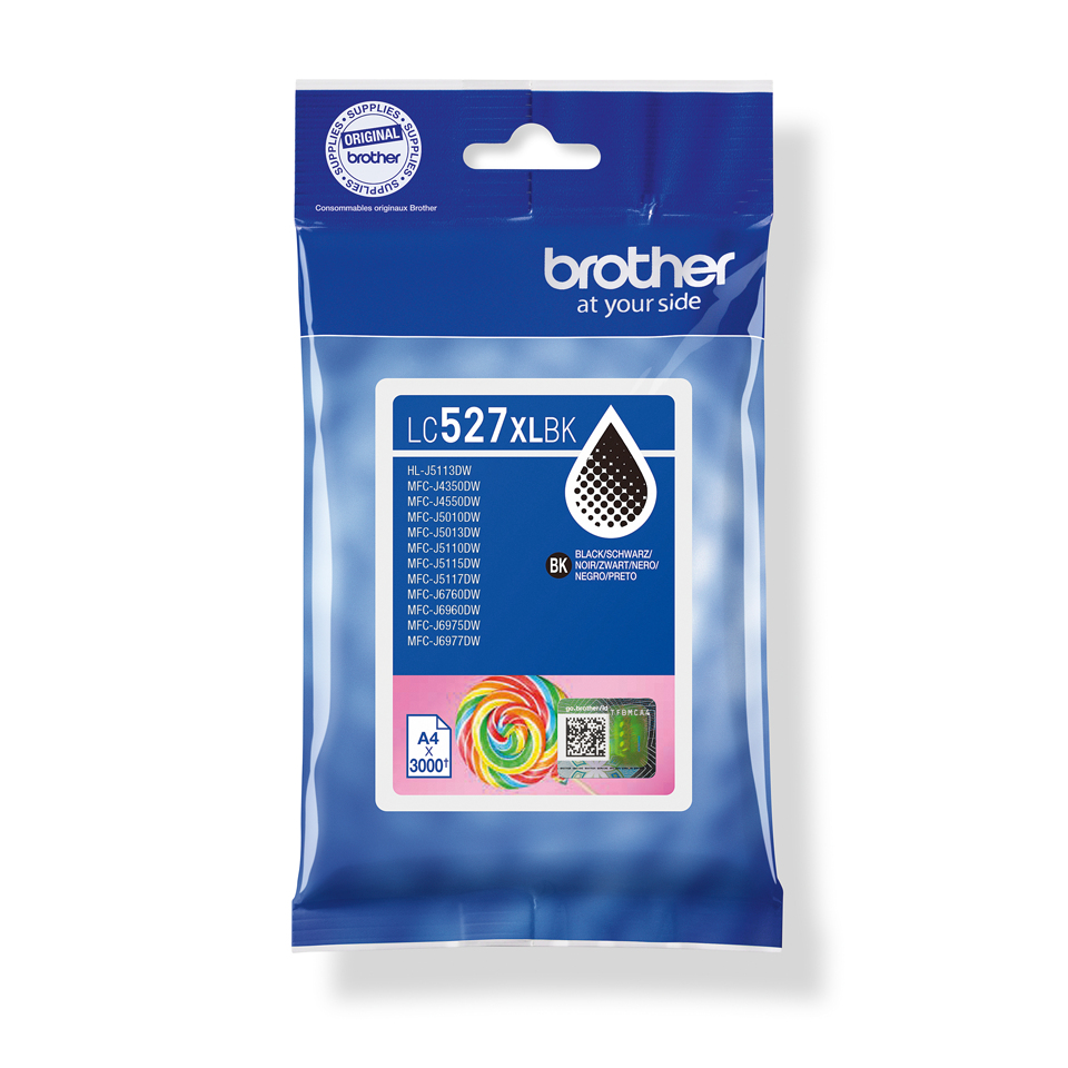 ORIGINAL Brother Cartuccia d'inchiostro nero LC527XLBK LC-527XLBK ~3000 Seiten