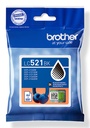 ORIGINAL Brother Cartuccia d'inchiostro nero LC521BK LC-521BK ~500 Seiten