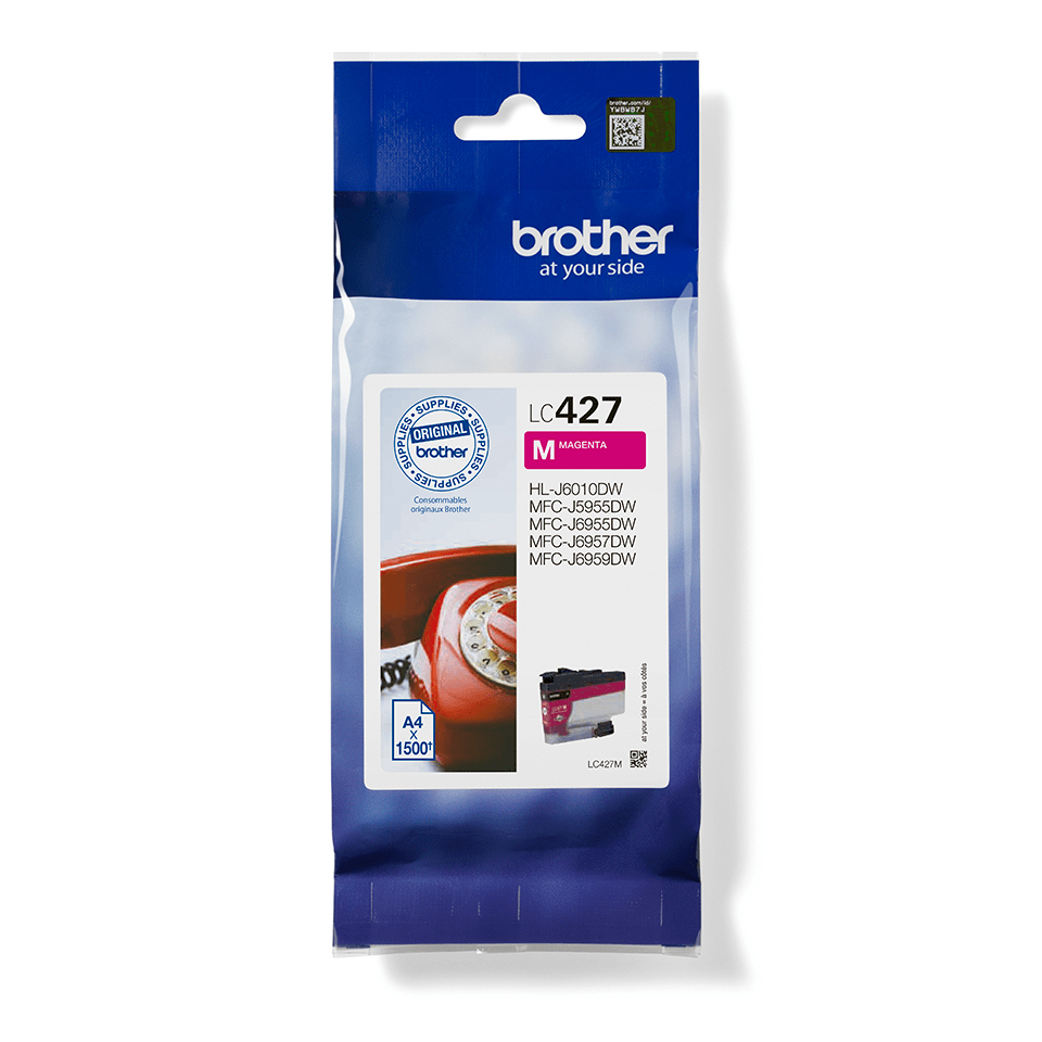 [LC427M] ORIGINAL Brother Cartuccia d'inchiostro magenta LC427M LC-427M ~1500 Seiten