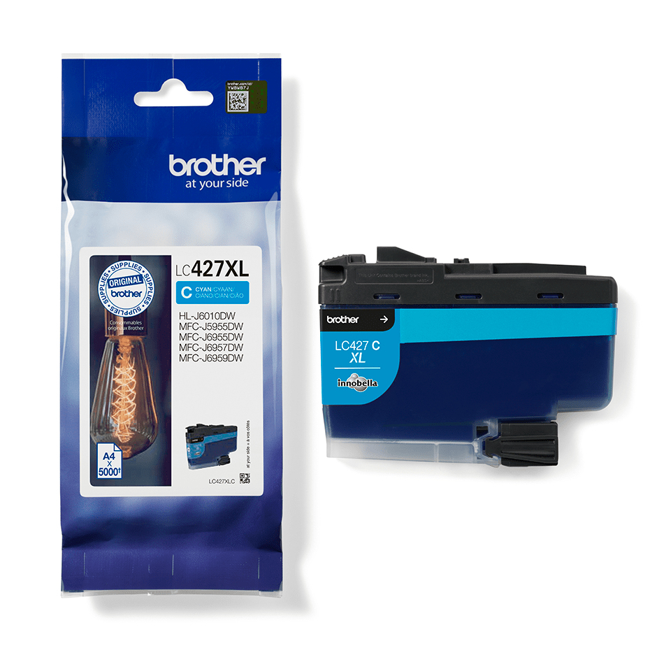 [LC427XLC] Brother LC-427XLC cartuccia d'inchiostro 1 pz Originale Resa elevata (XL) Ciano