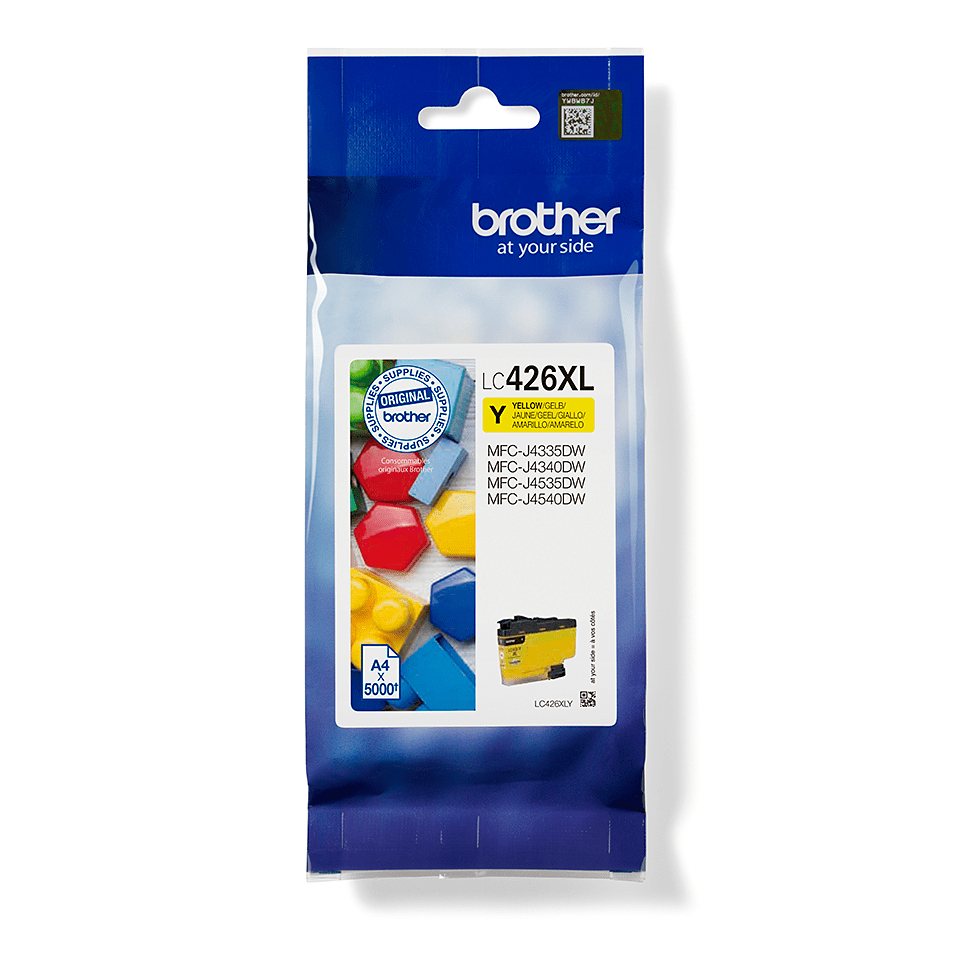 [LC426XLY] Brother LC-426XLY cartuccia d'inchiostro 1 pz Originale Resa elevata (XL) Giallo