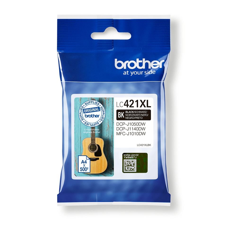 [LC421XLBK] Brother LC-421XLBK cartuccia d'inchiostro 1 pz Originale Resa elevata (XL) Nero