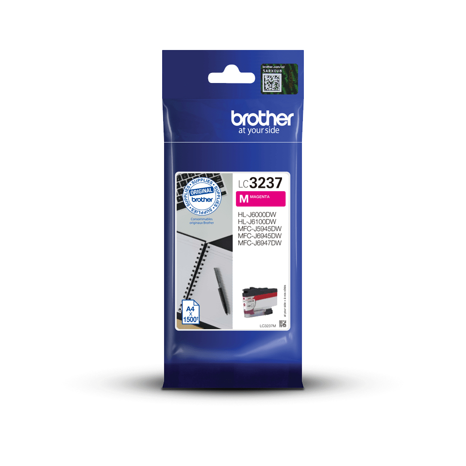 [LC3237M] ORIGINAL Brother Cartuccia d'inchiostro magenta LC3237M LC-3237M ~1500 Seiten