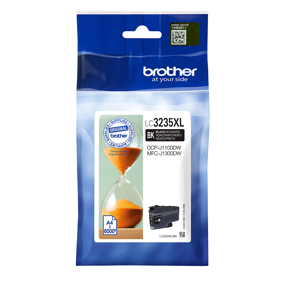 ORIGINAL Brother Cartuccia d'inchiostro nero LC3235XLBK LC-3235XLBK ~6000 Seiten