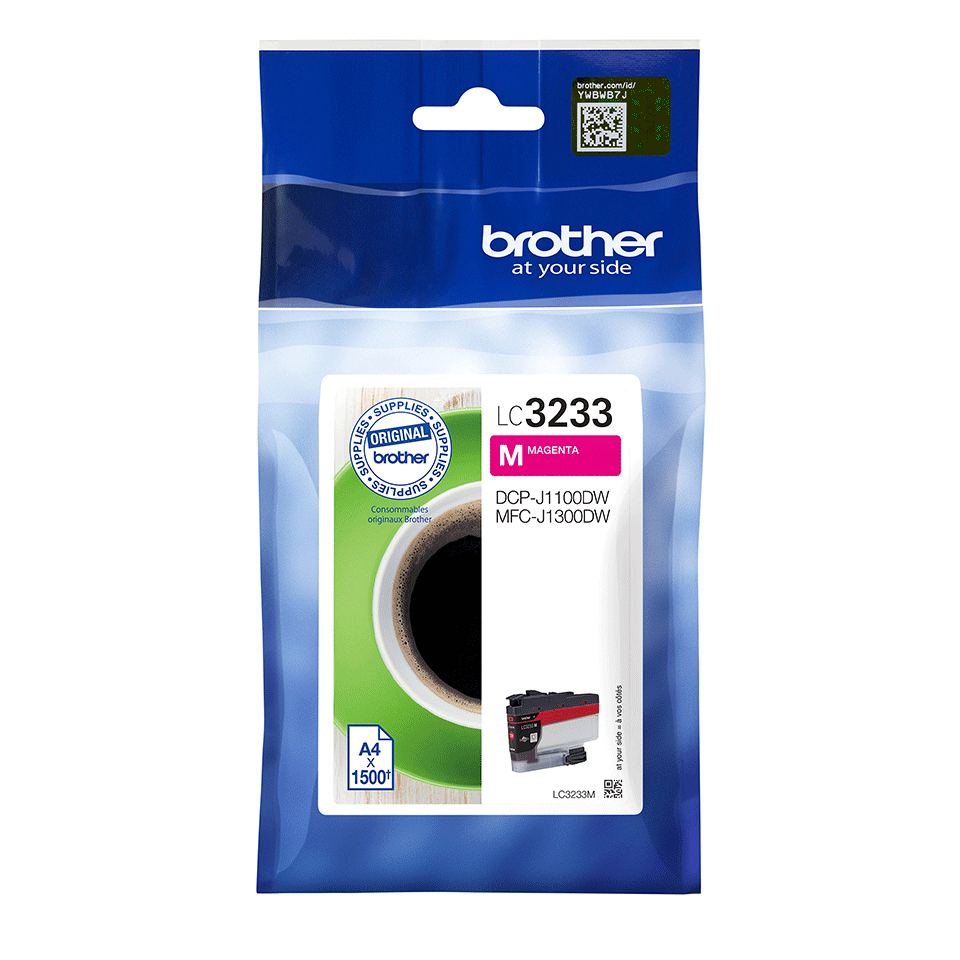 [LC3233M] ORIGINAL Brother Cartuccia d'inchiostro magenta LC3233M LC-3233M ~1500 Seiten