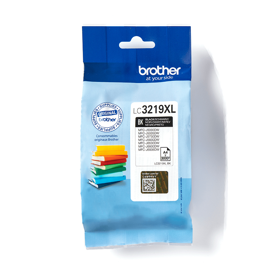 [LC3219XLBK] ORIGINAL Brother Cartuccia d'inchiostro nero LC3219XLBK LC-3219XL ~3000 Seiten