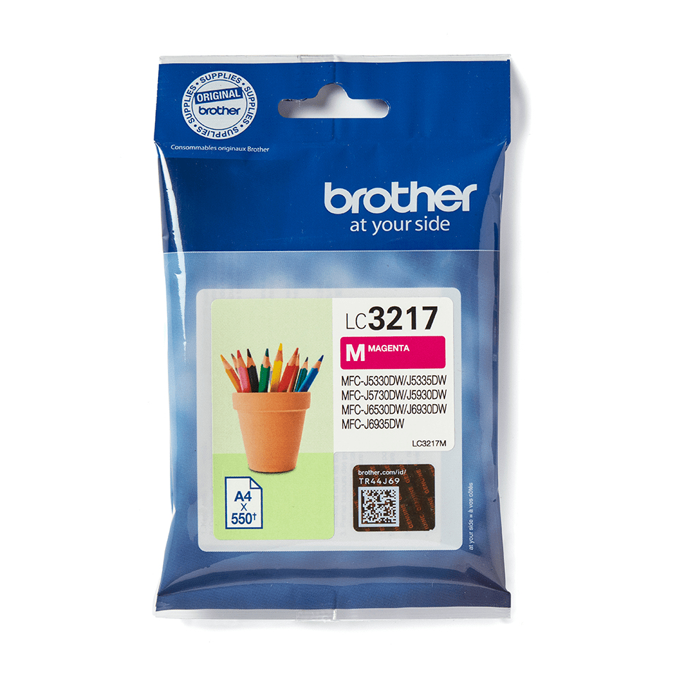 [LC3217M] ORIGINAL Brother Cartuccia d'inchiostro magenta LC3217M LC-3217 ~550 Seiten