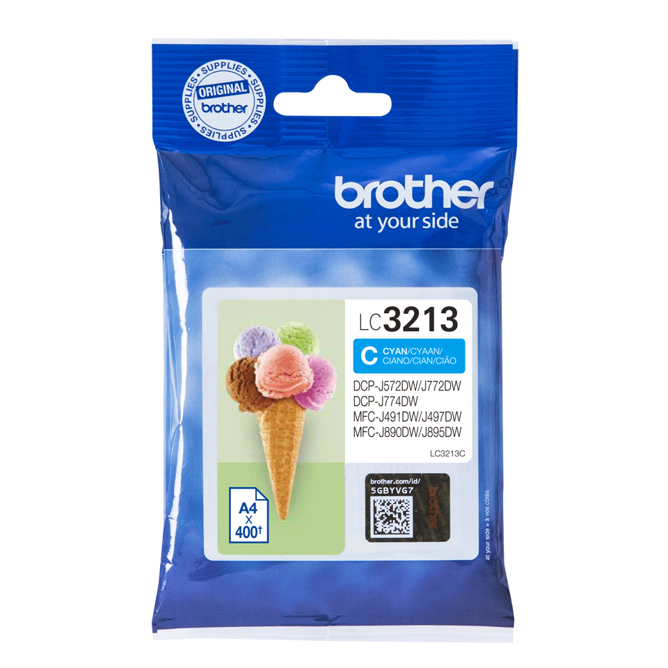 [LC3213C] Brother LC3213C cartuccia d'inchiostro 1 pz Originale Resa elevata (XL) Ciano