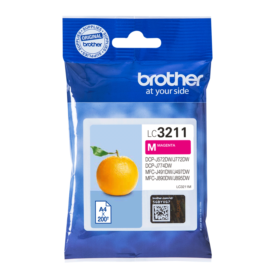 [LC3211M] ORIGINAL Brother Cartuccia d'inchiostro magenta LC3211M LC-3211 ~200 Seiten