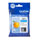 ORIGINAL Brother Cartuccia d'inchiostro ciano LC3211C LC-3211 ~200 Seiten