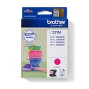 ORIGINAL Brother Cartuccia d'inchiostro magenta LC221M LC-221 ~300 Seiten 3,9ml