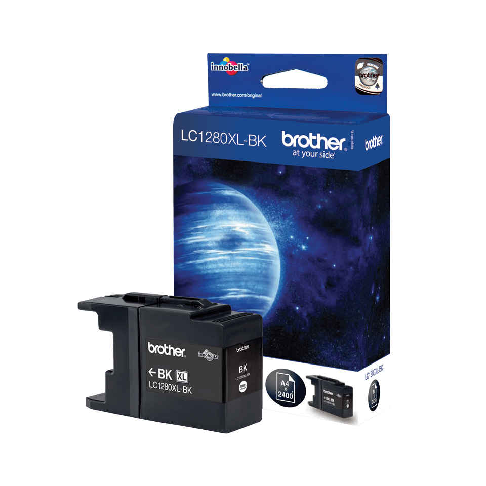 [LC1280XLBK] ORIGINAL Brother Cartuccia d'inchiostro nero LC1280XLBK LC-1280XL ~2400 Seiten