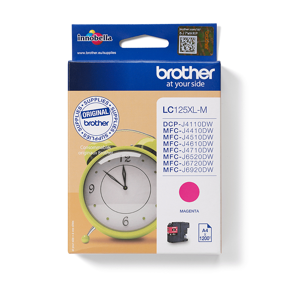 [LC125XLM] Brother LC125XLM cartuccia d'inchiostro 1 pz Originale Resa extra elevata (super) Magenta