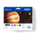 ORIGINAL Brother Multipack nero / ciano / magenta / giallo LC-1240 LC1240VALBPDR ~2400 Seiten confezione multi: bk/c/m/y